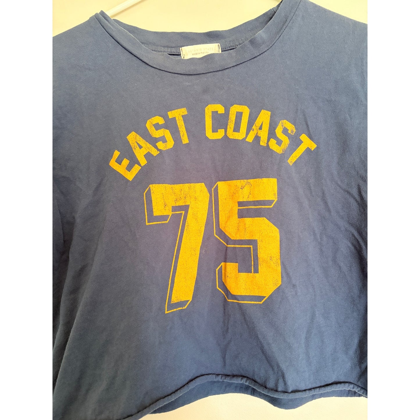 Altar'd State East Coast Navy Crop Tee