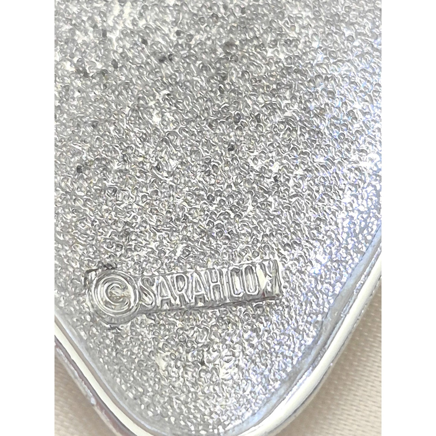 Vintage Silver tone Sarah Coventry Strawberry Brooch