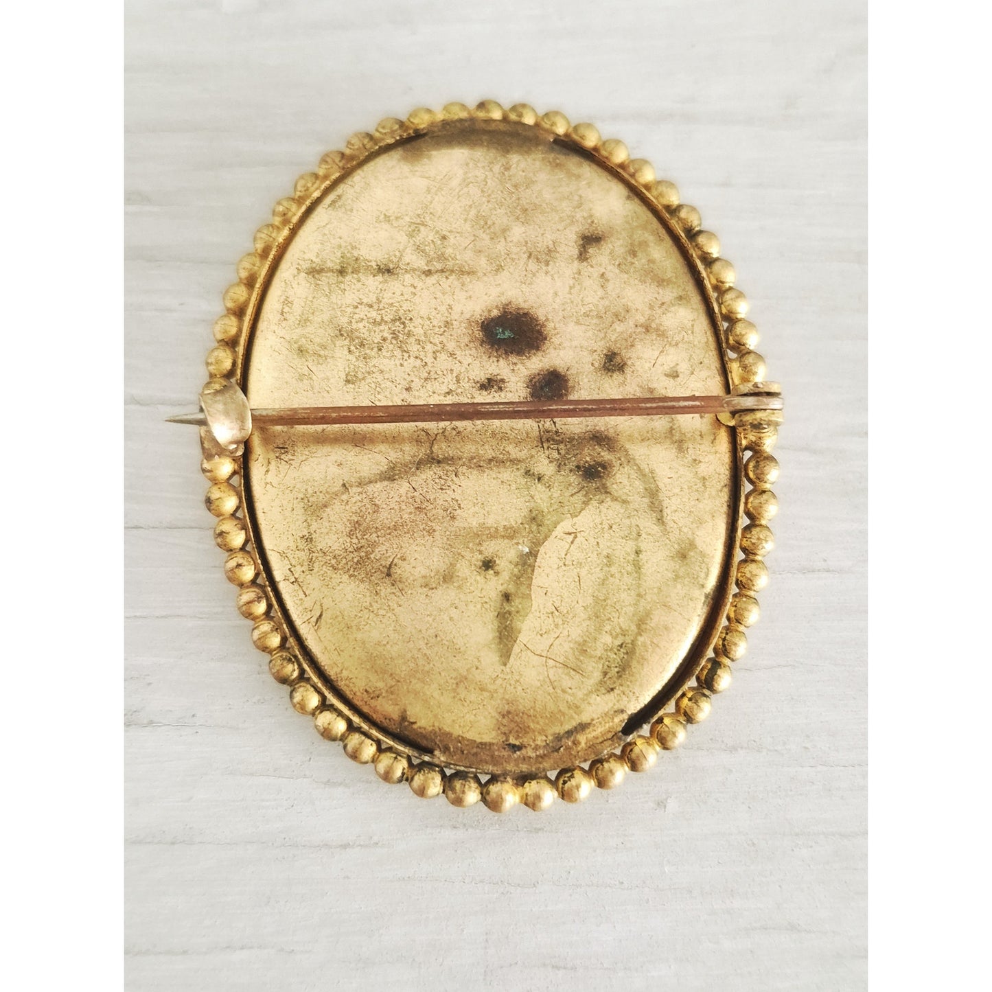 Vintage Antique C-Clasp Victorian Georgian Lady Brooch