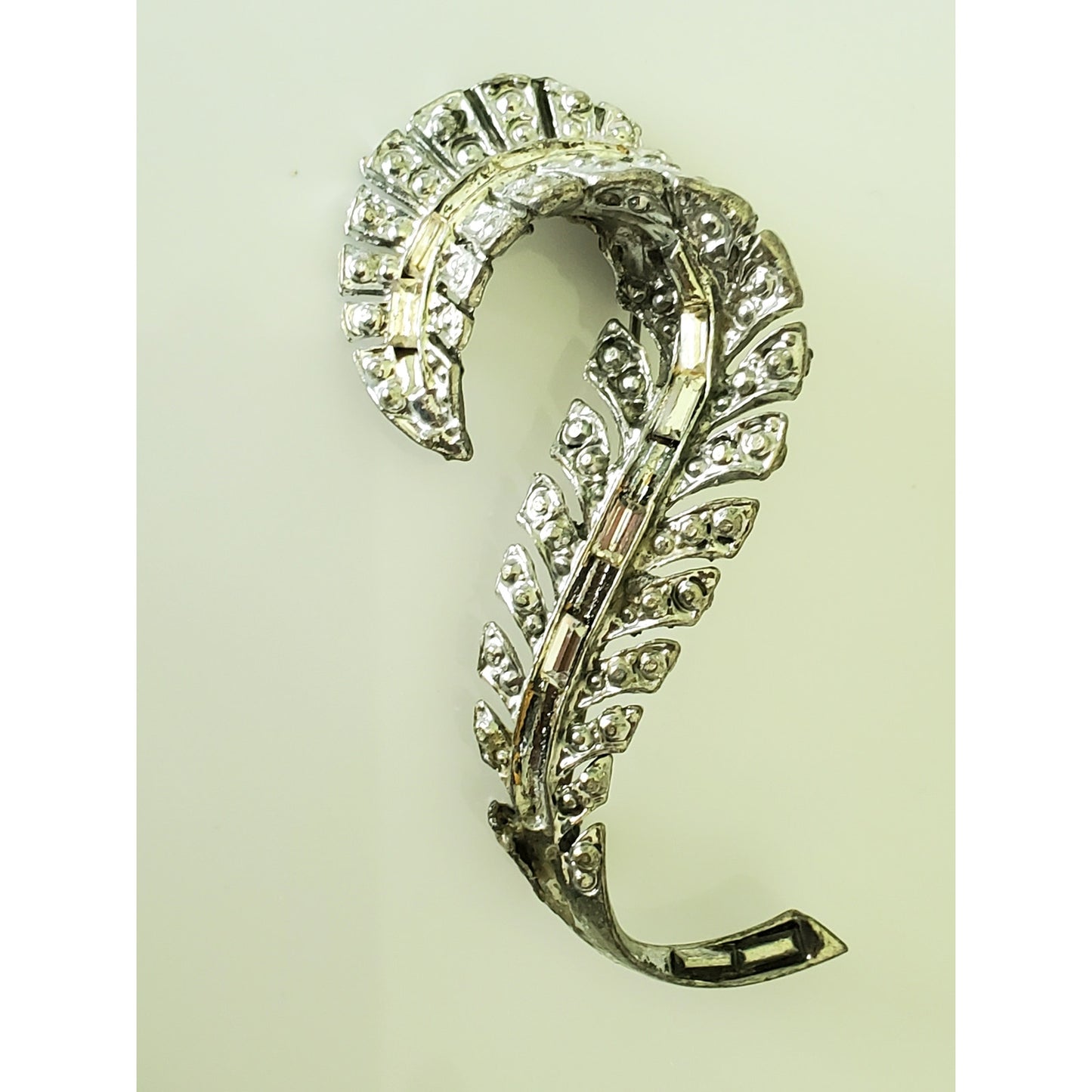 Antique Vintage Rhinestone Brooch and Dress Clip Lot