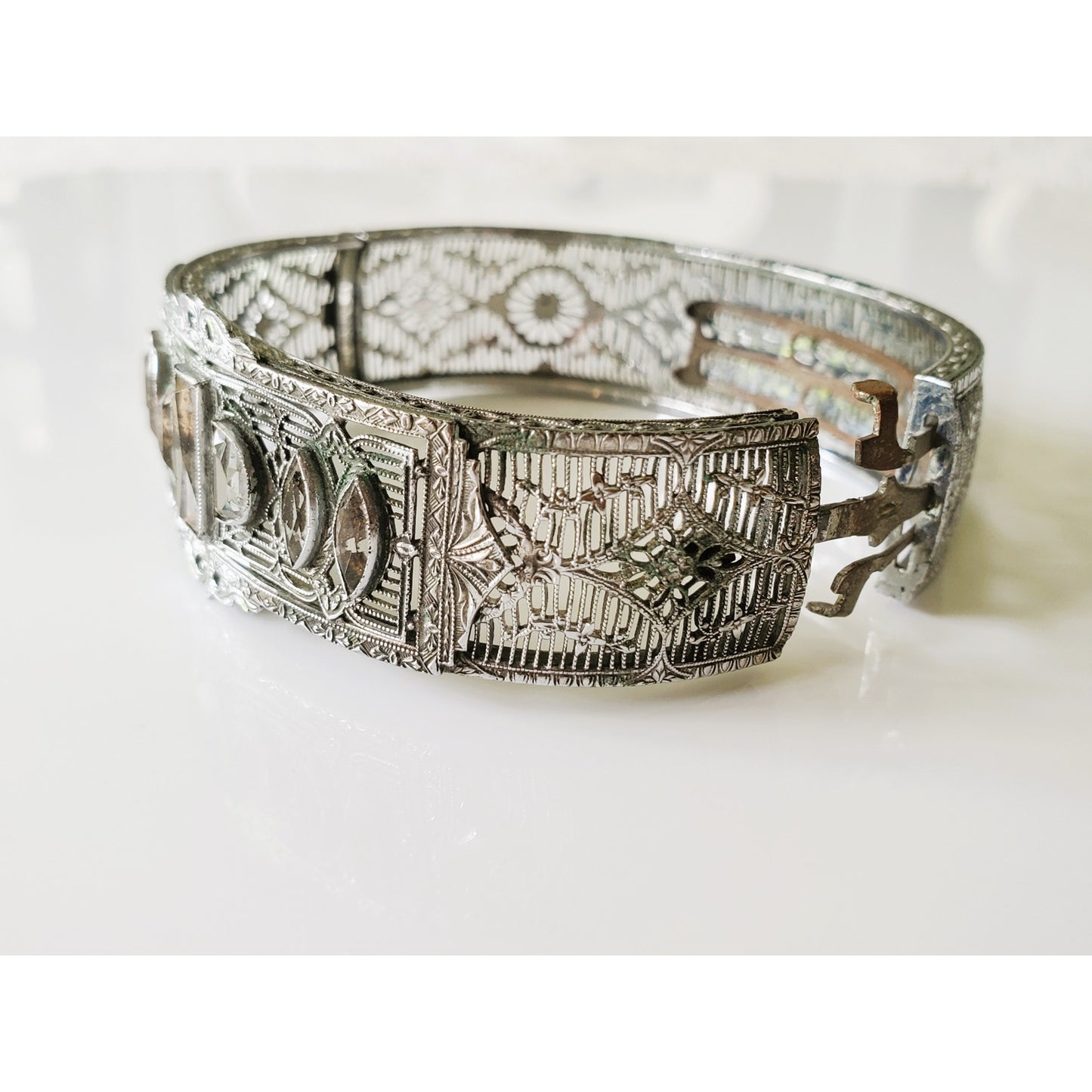Vintage Art Deco Filigree Bracelet Project