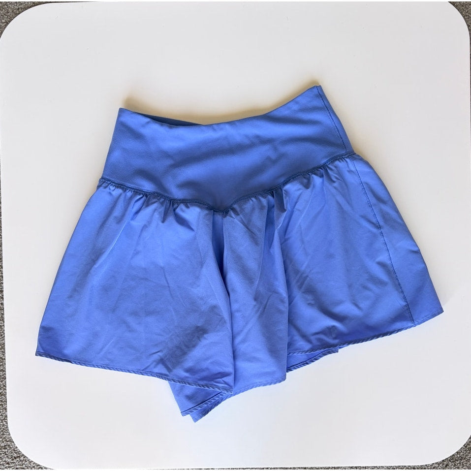 90 Degree Blue and Pink Athletic Shorts