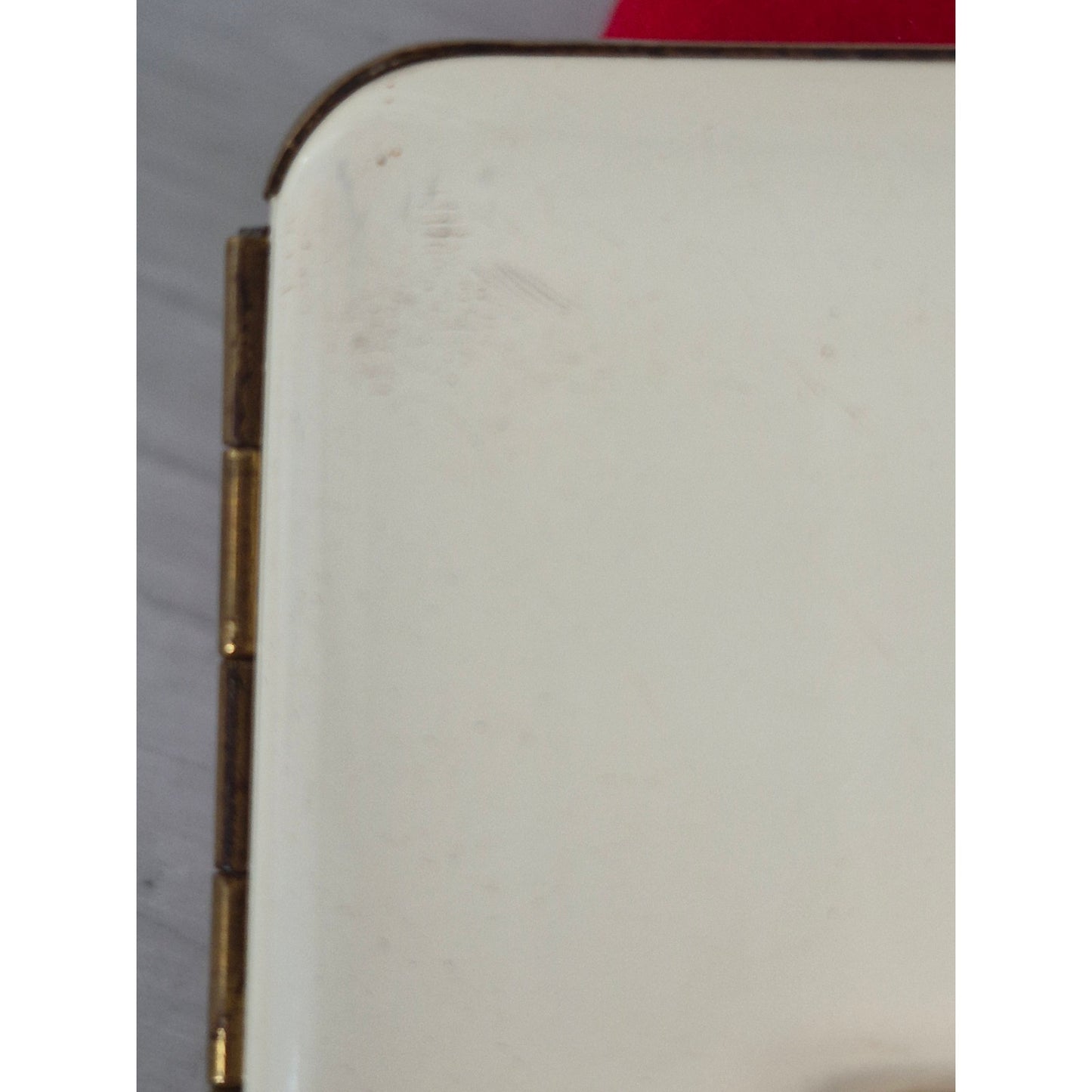 Vintage Rare Foster Designer Cream Terrier Compact