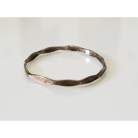 Vintage Sterling Silver Thin Ring Band