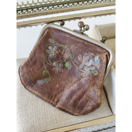 Vintage Leather Coin Purse