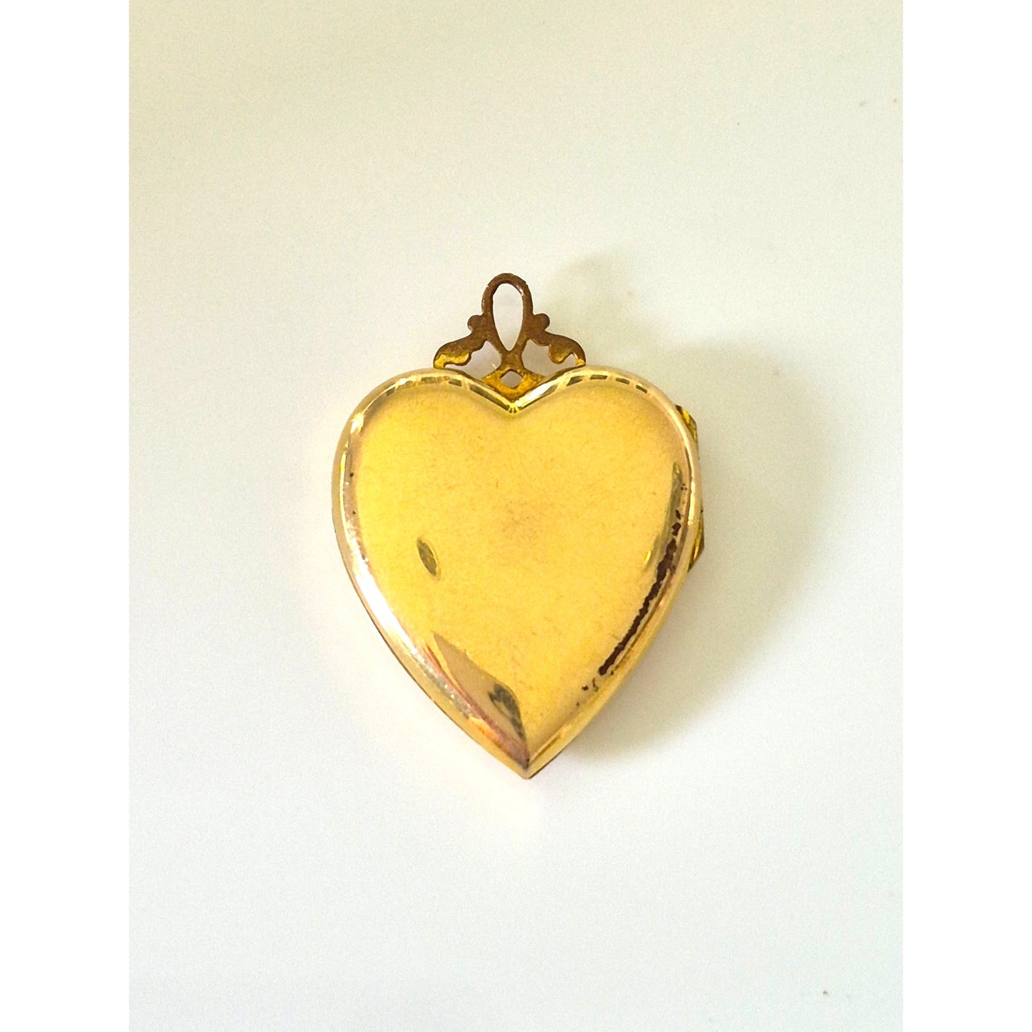 Vintage Gold Filled Shield Heart Locket