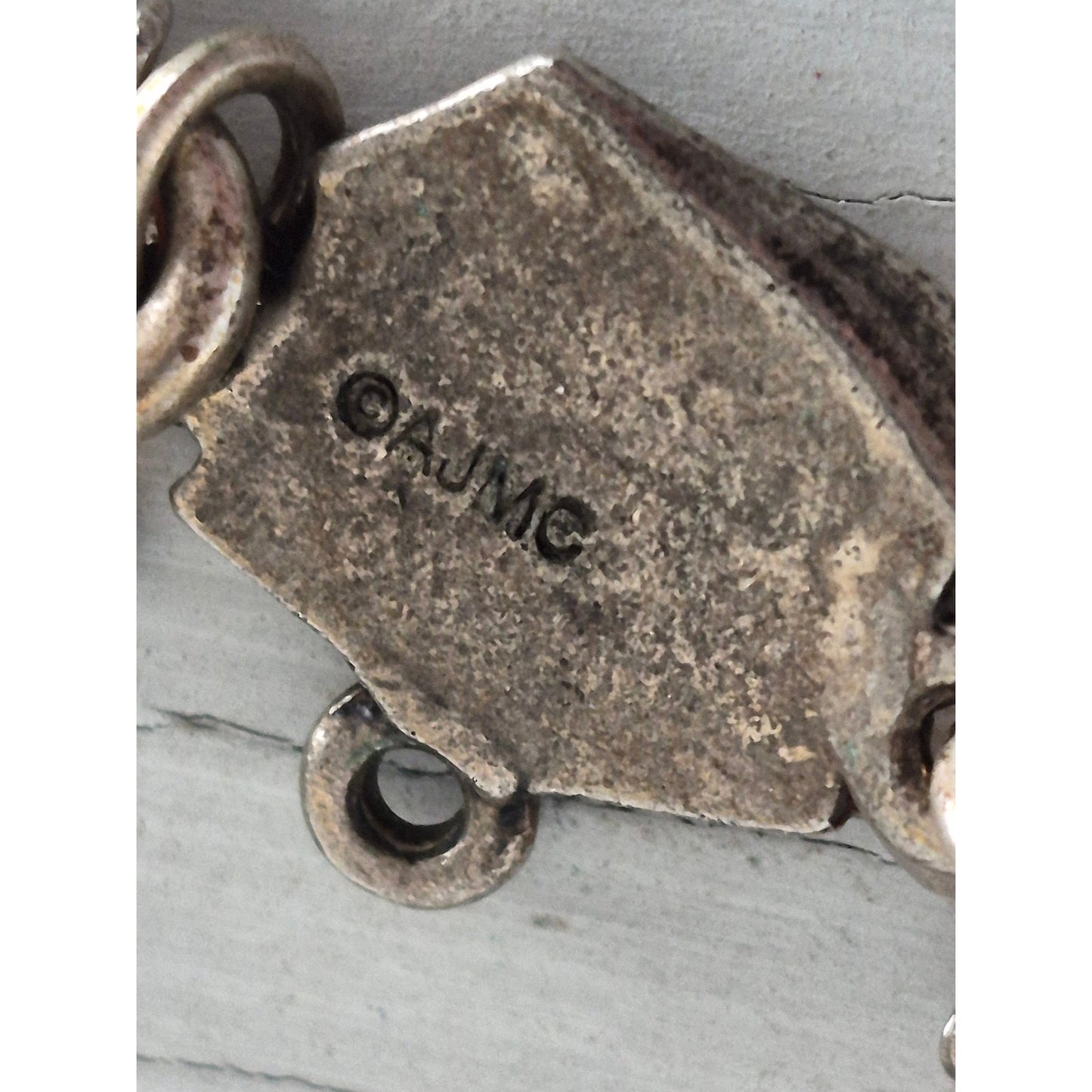 Vintage AJMC Signed Farm Charm Bracelet