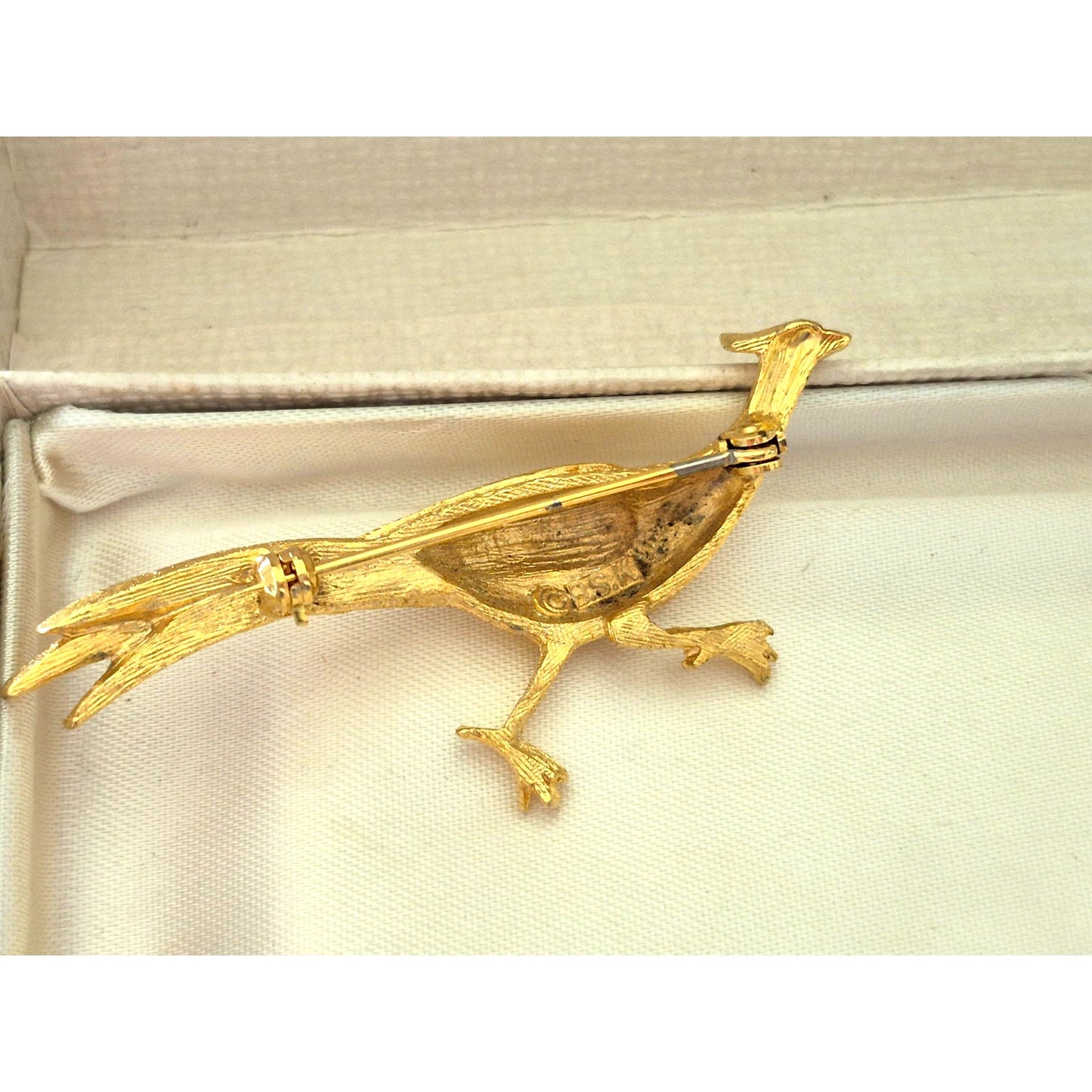 Vintage BSK Design Pheasant Brooch