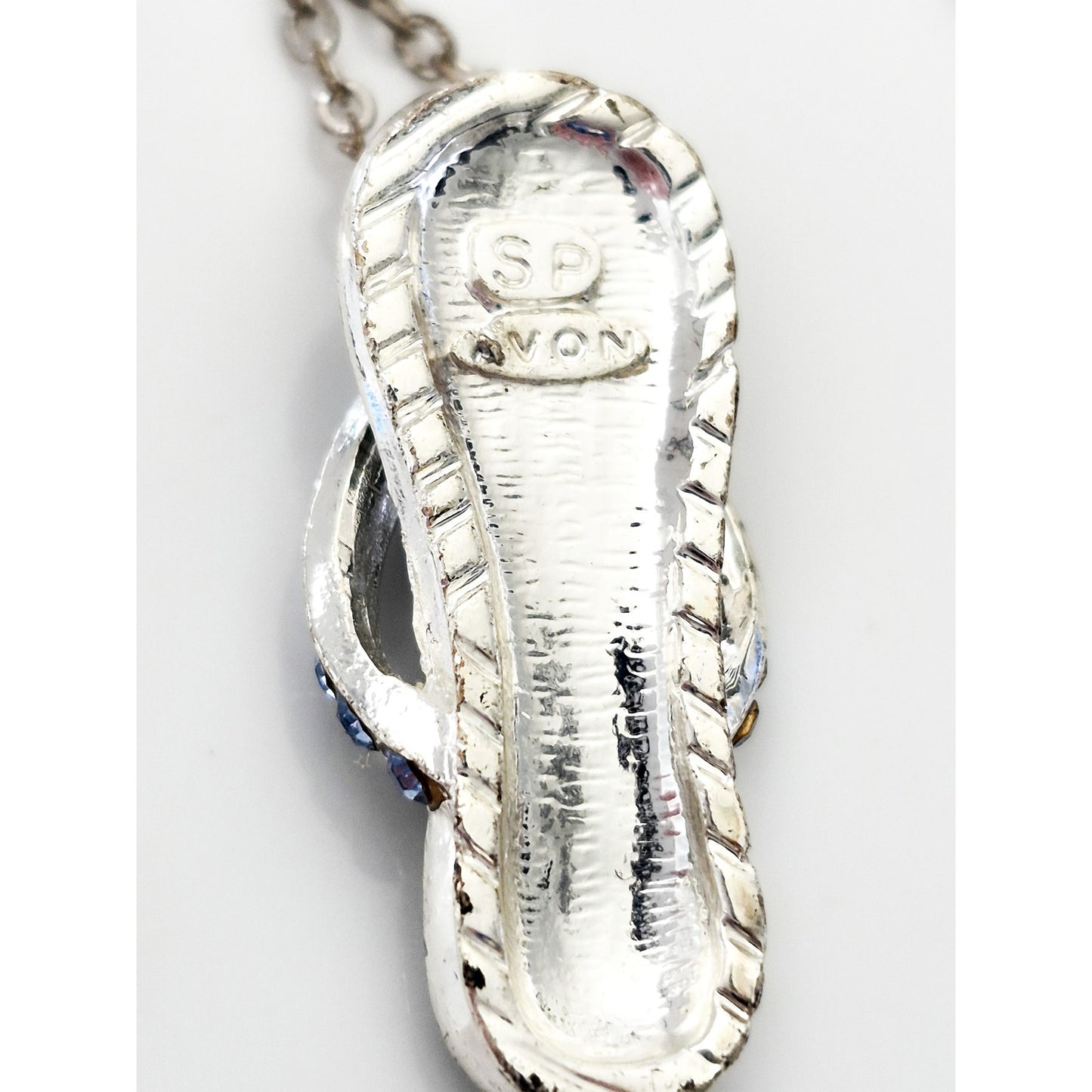 Vintage Avon Flip Flop Sandal Necklace