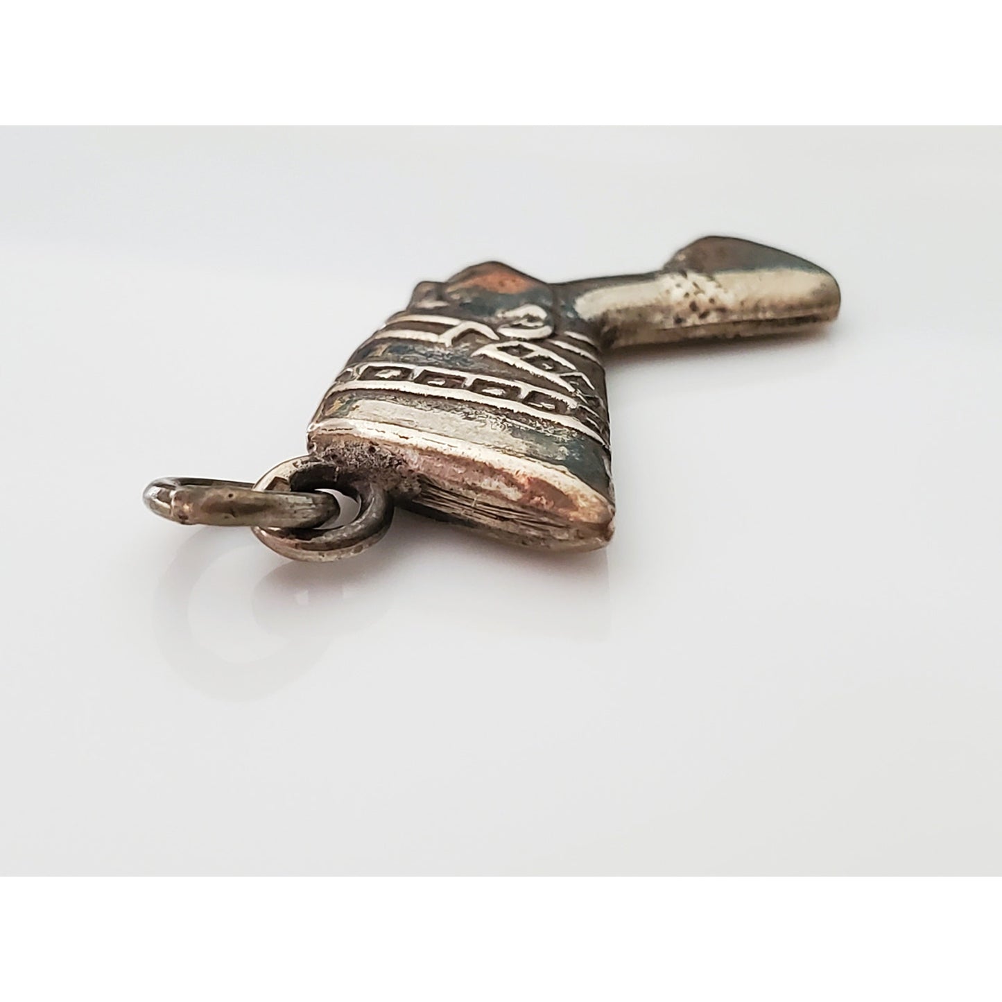 Vintage Queen Nefertiti Sterling Silver Charm Pendant