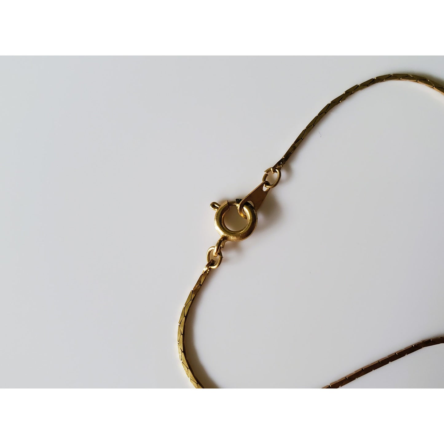 Vintage Beaded Long Chain Gold Tone and Faux Pearl Necklace