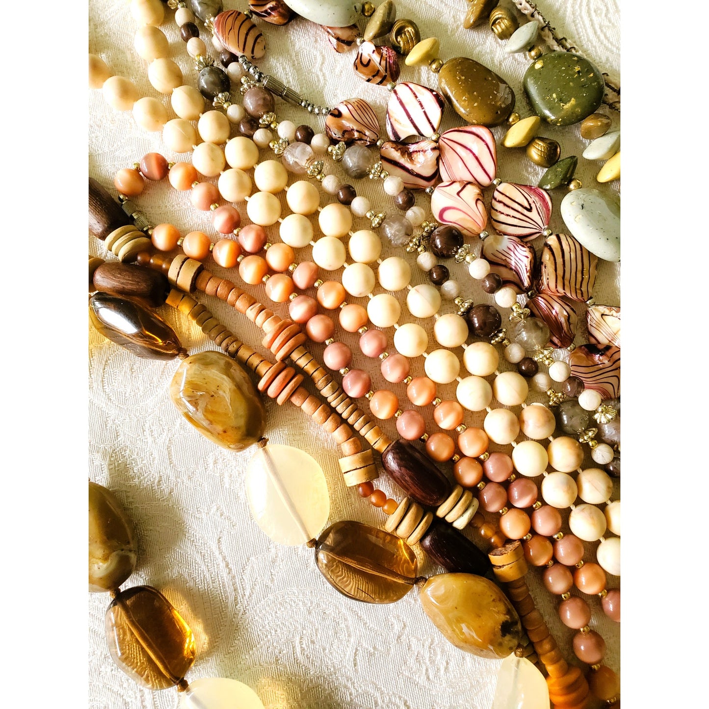 Vintage Beaded Necklace and Bracelet Lot