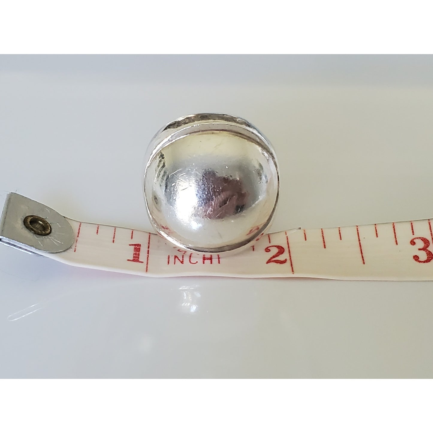 Vintage Peyote Bird Sterling Silver Large Dome Ring