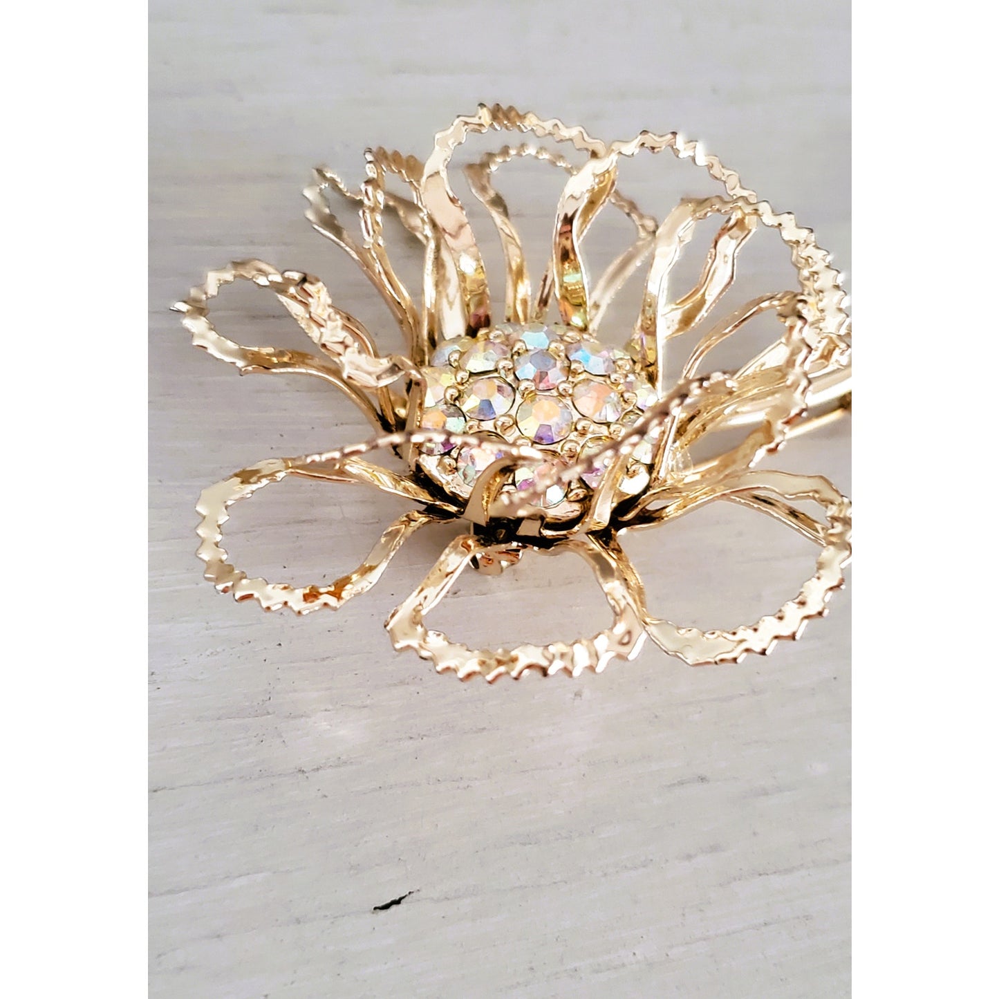Vintage Large Sara Coventry Flower Brooch