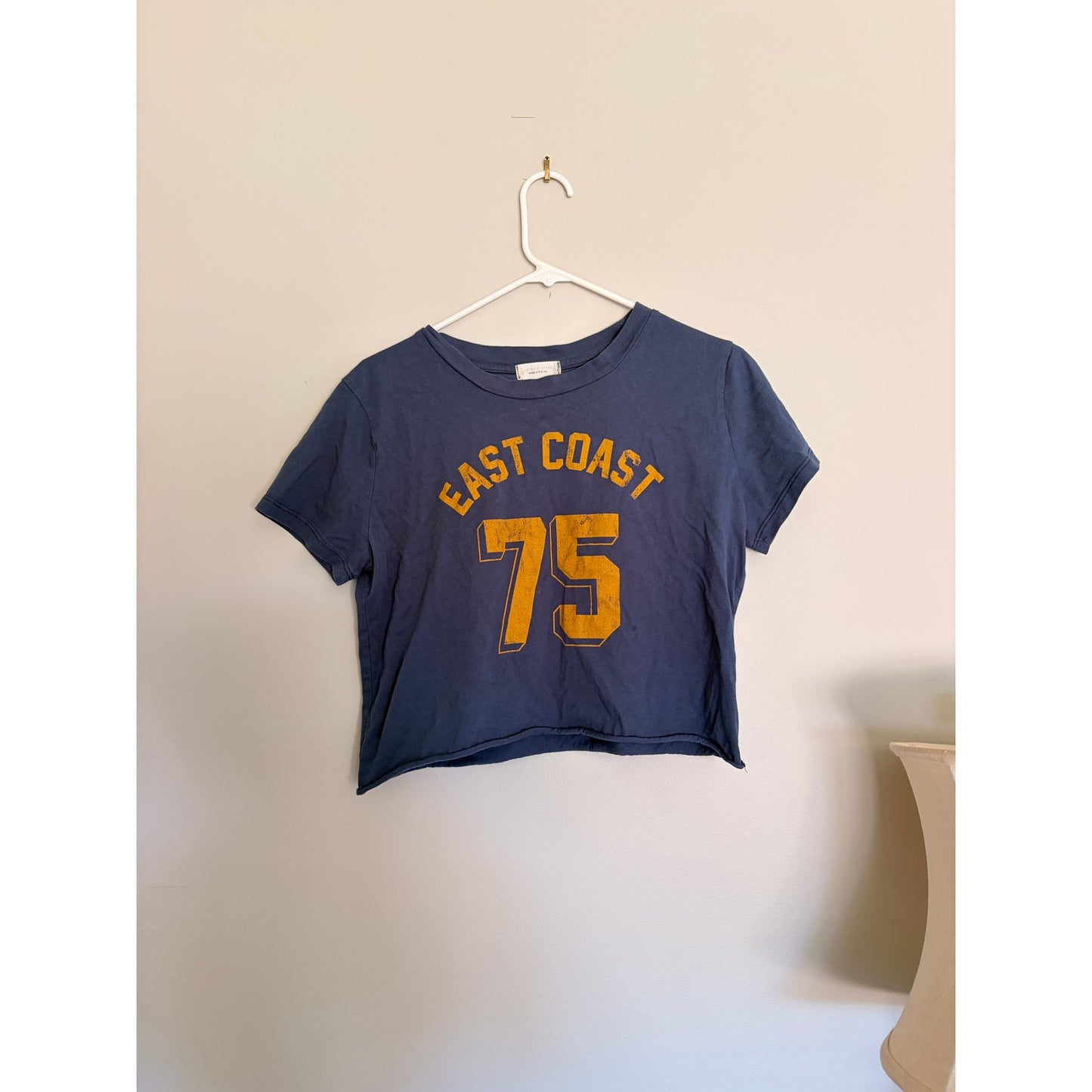 Altar'd State East Coast Navy Crop Tee
