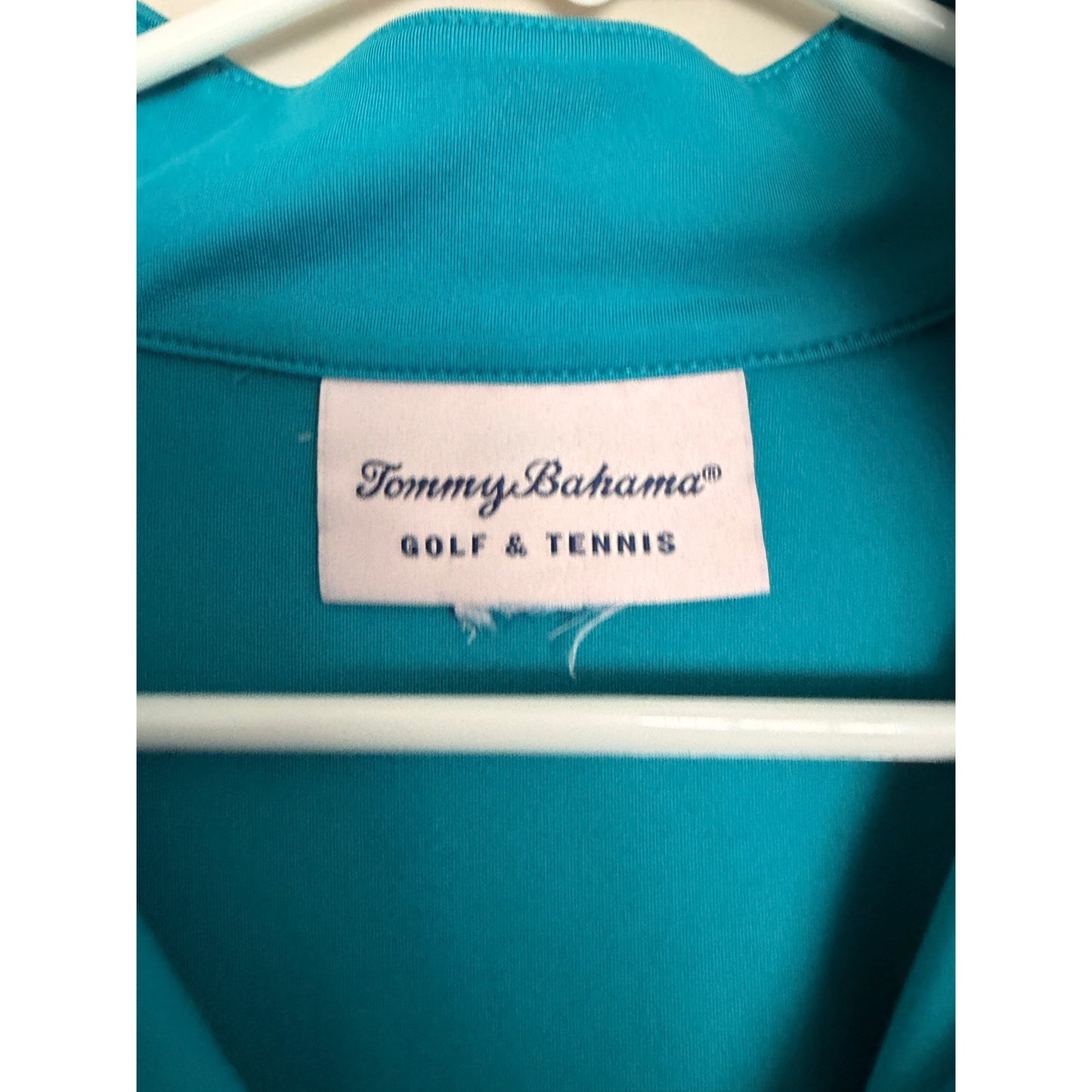 Tommy Bahamas Turquoise Long Sleeve Zip Up