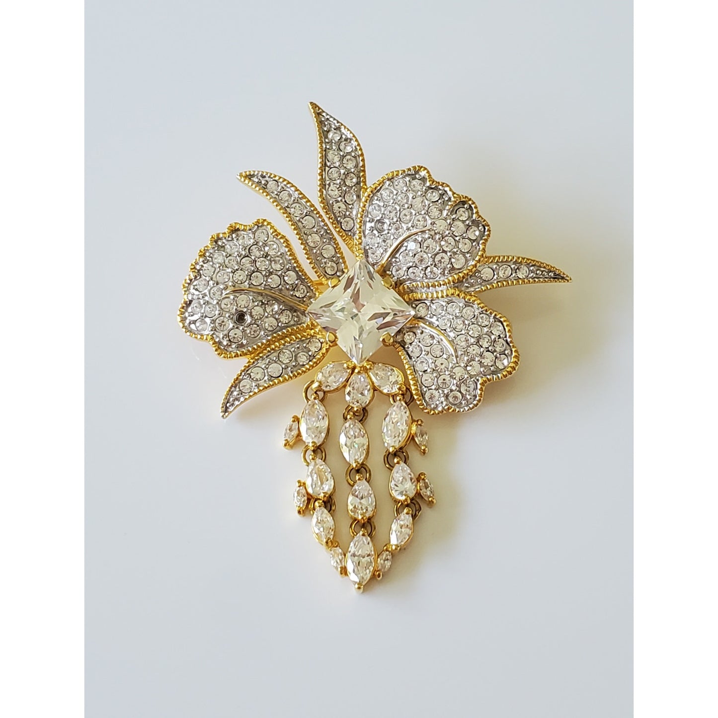 Vintage Nolan Miller Orchid Brooch