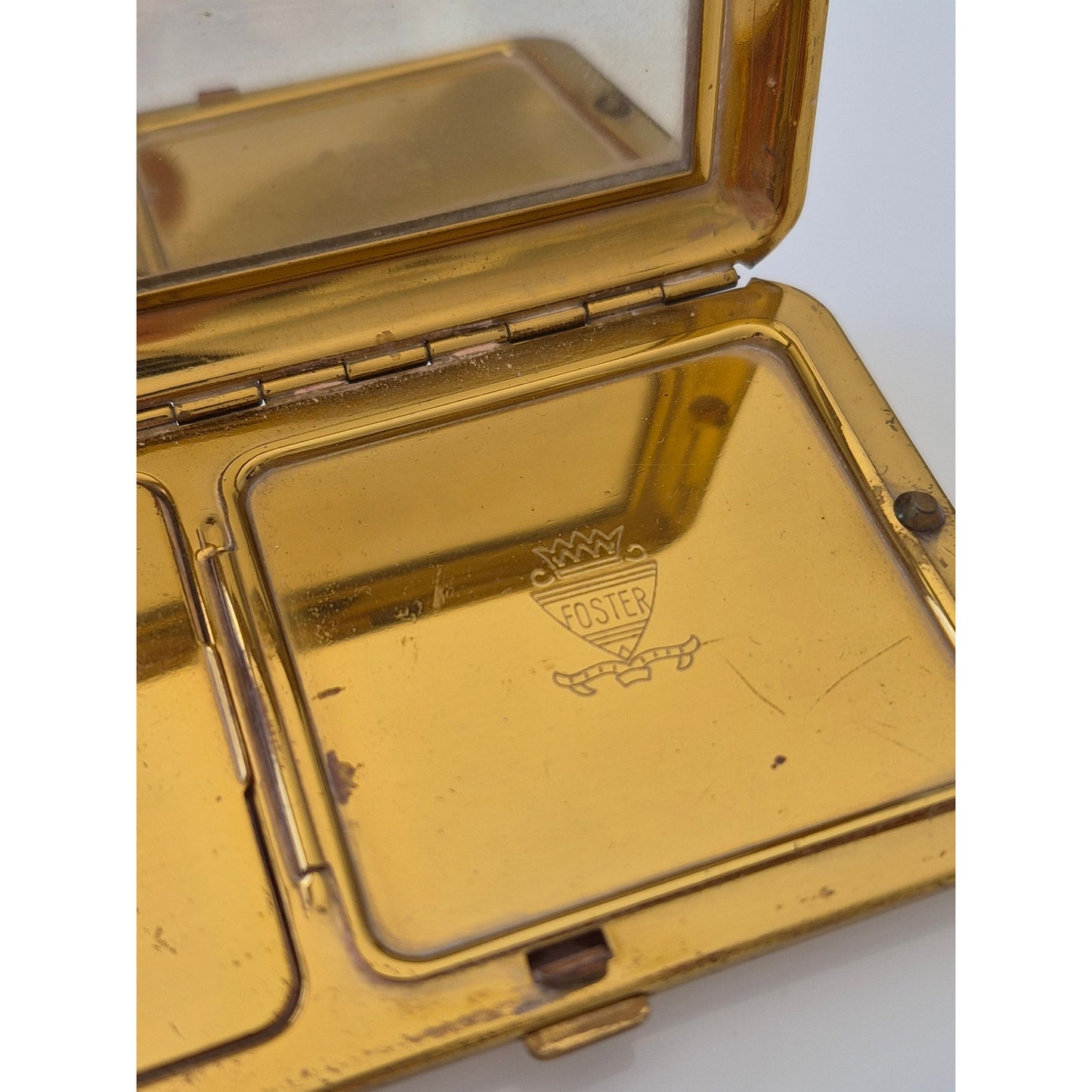 Vintage Rare Foster Designer Cream Terrier Compact