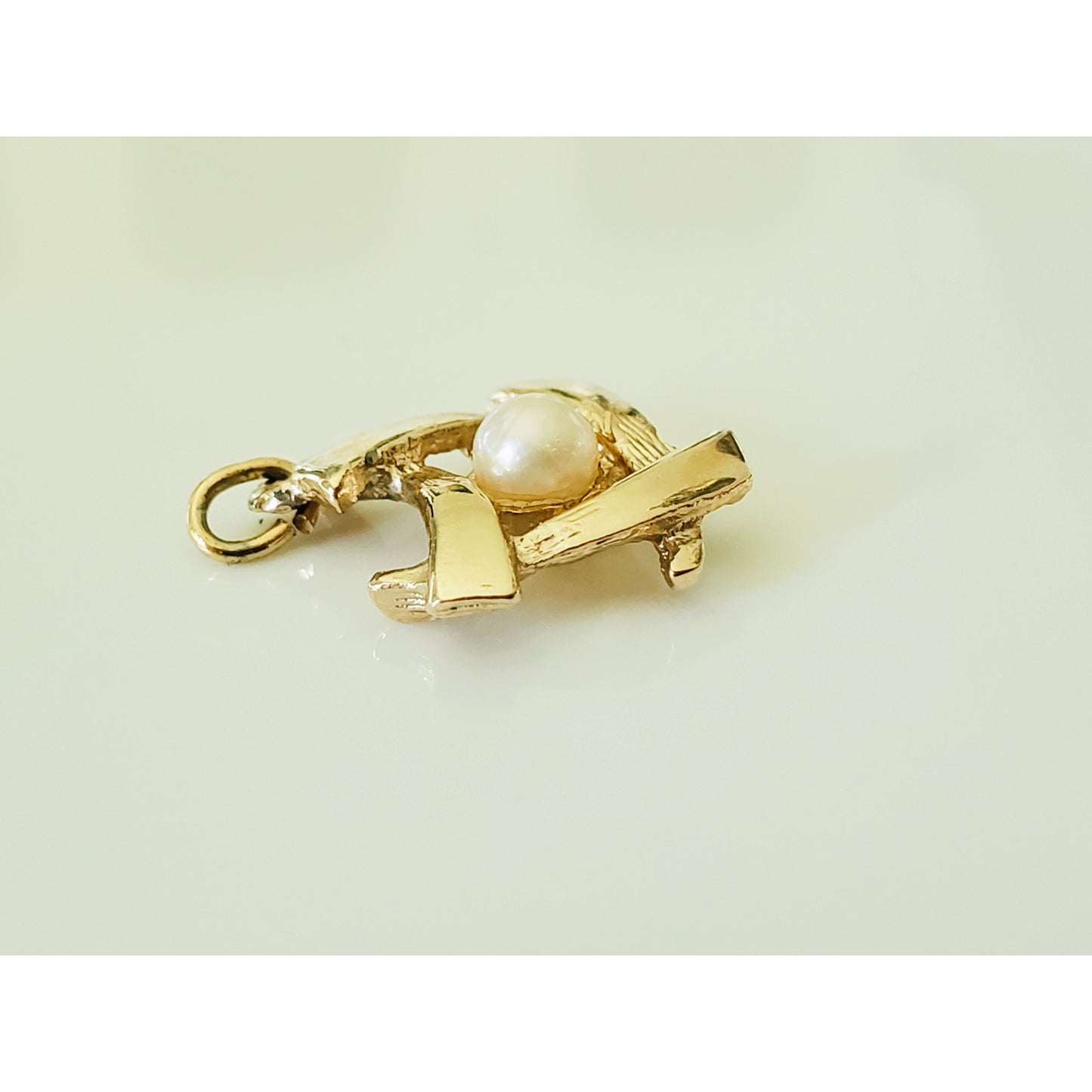 Vintage Mini Cultured Pearl Charm