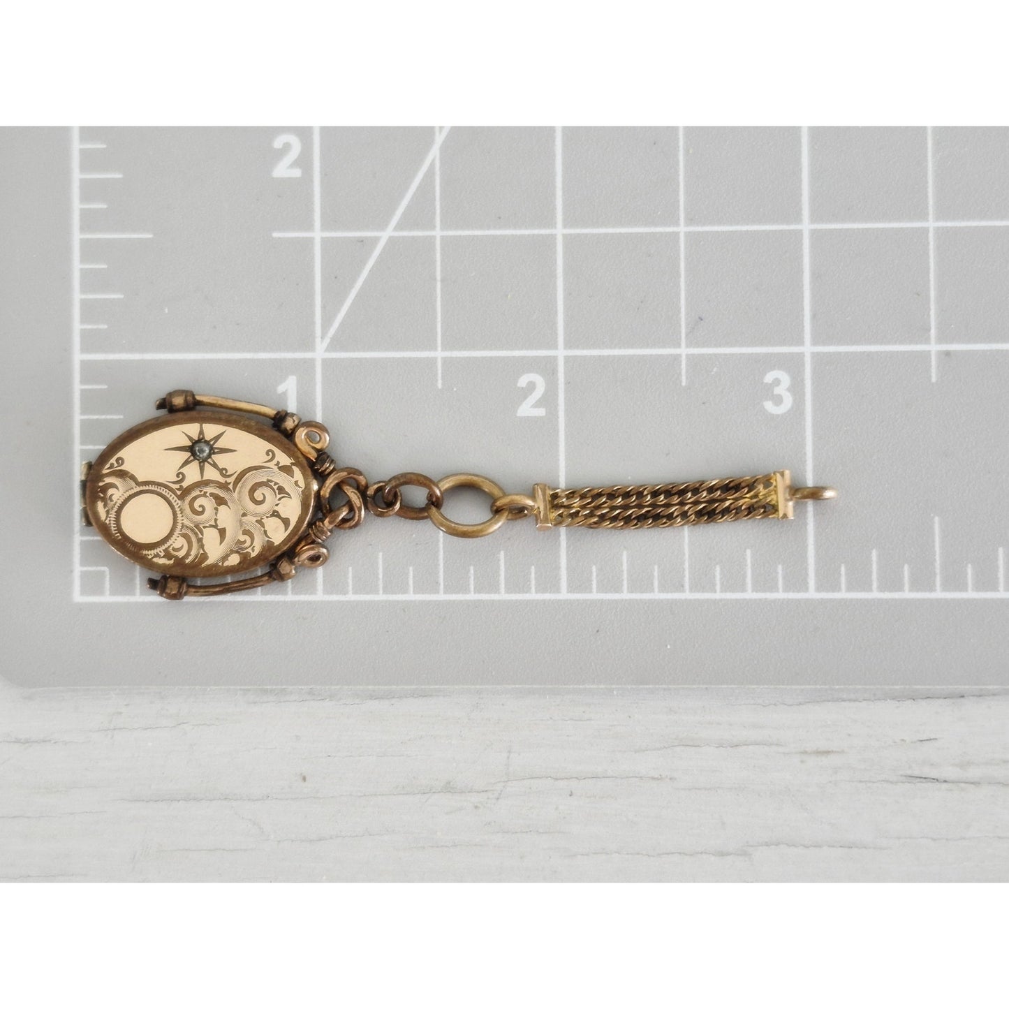 Antique SMK & Co Gold Filled Locket
