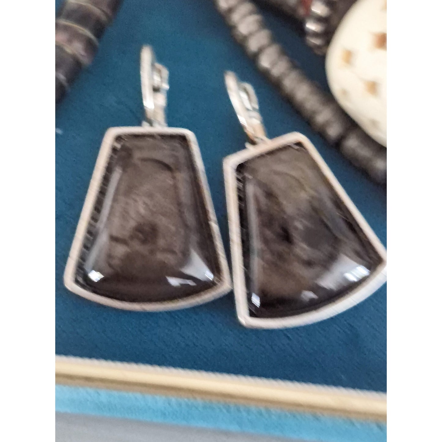 Vintage Pueblo Heishi and Lapis Silver tone Jewelry Lot