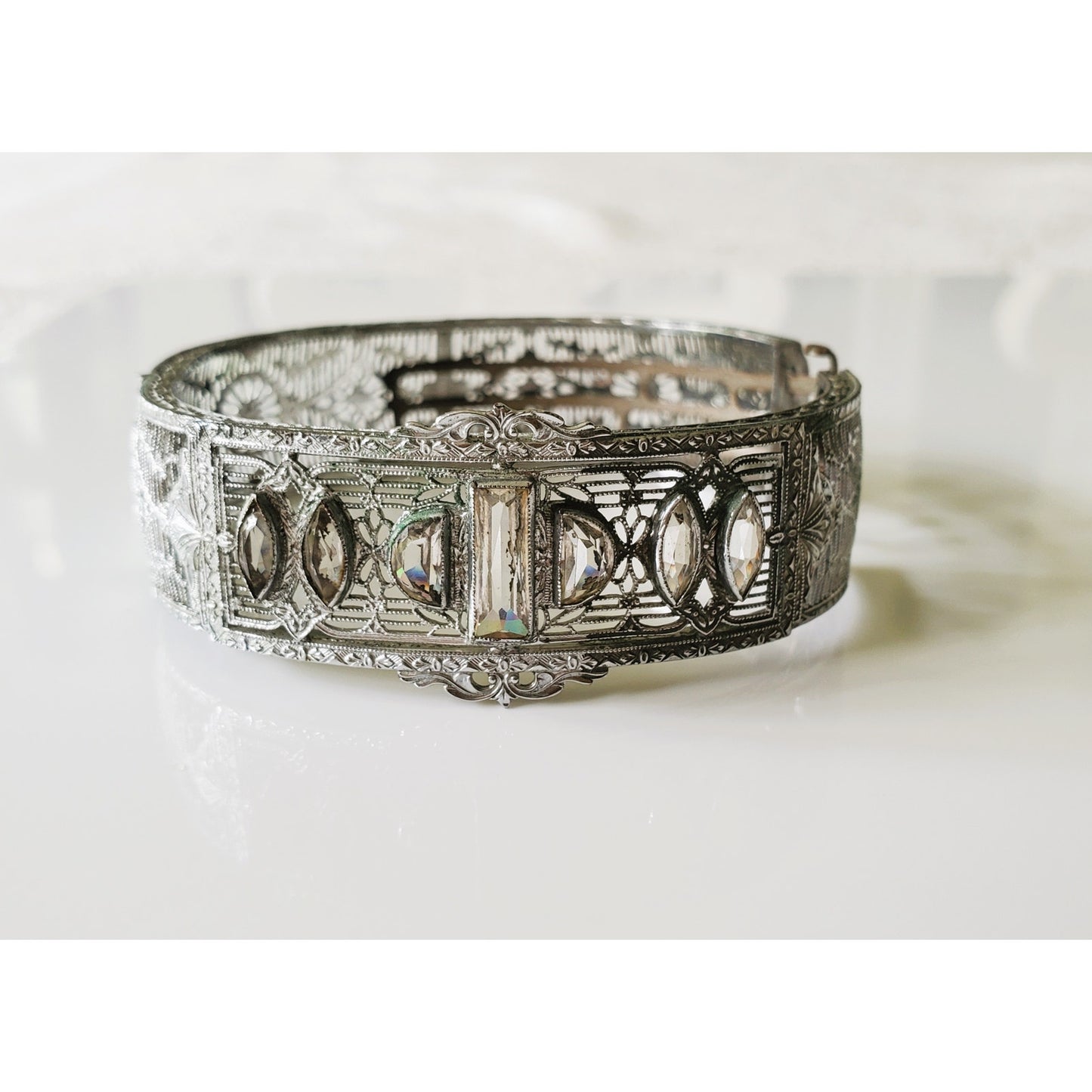 Vintage Art Deco Filigree Bracelet Project