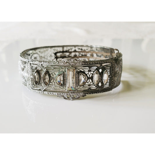 Vintage Art Deco Filigree Bracelet Project
