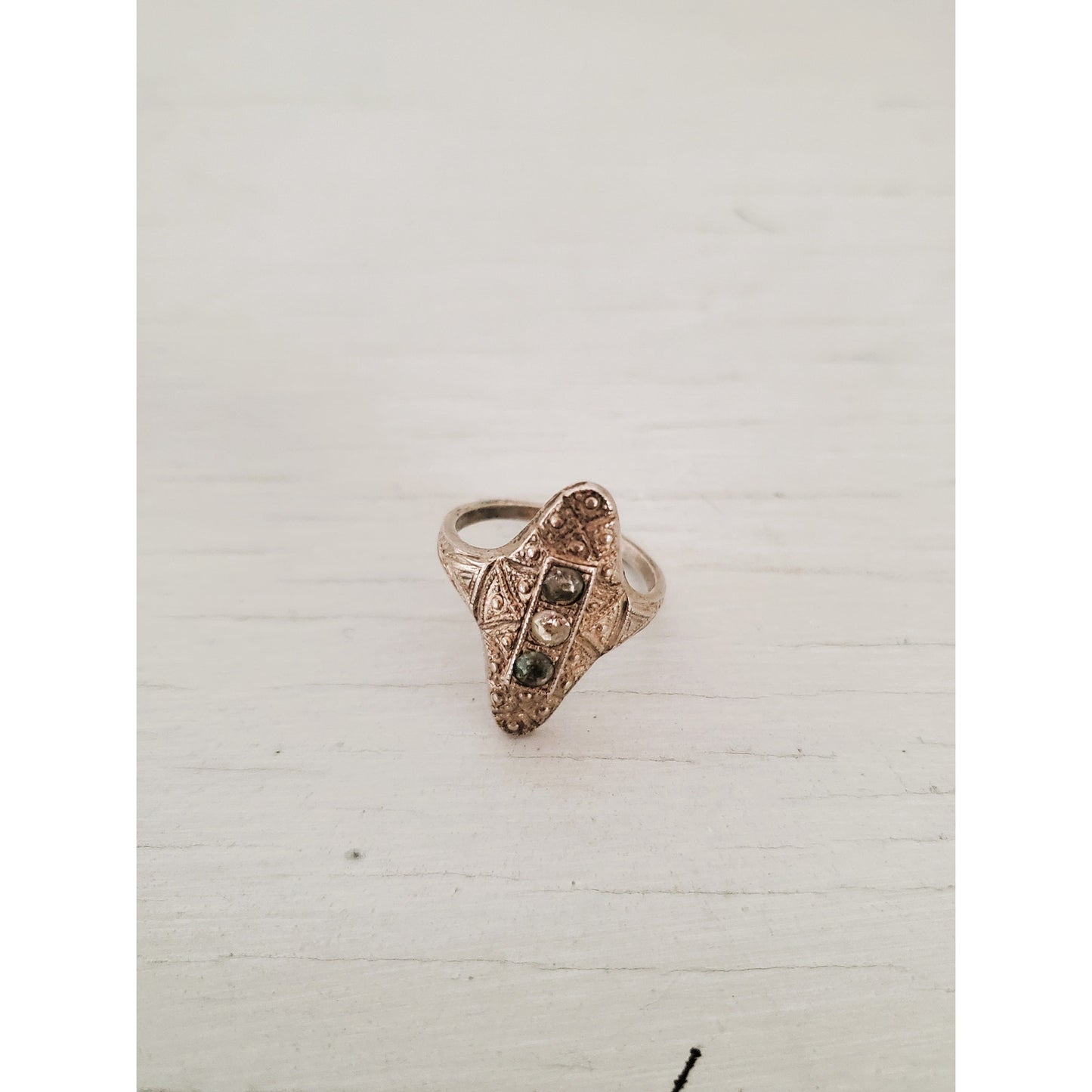 Vintage Clark & Comb Sterling Silver Ring