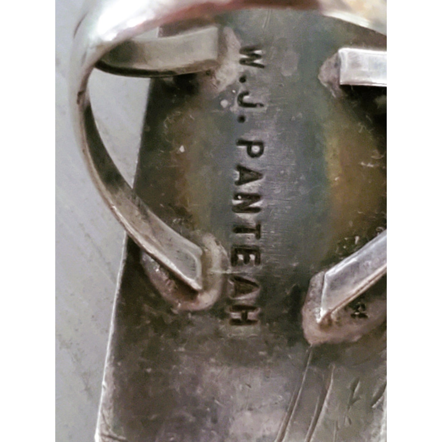Vintage Native American Zuni WJ Panteah Ring