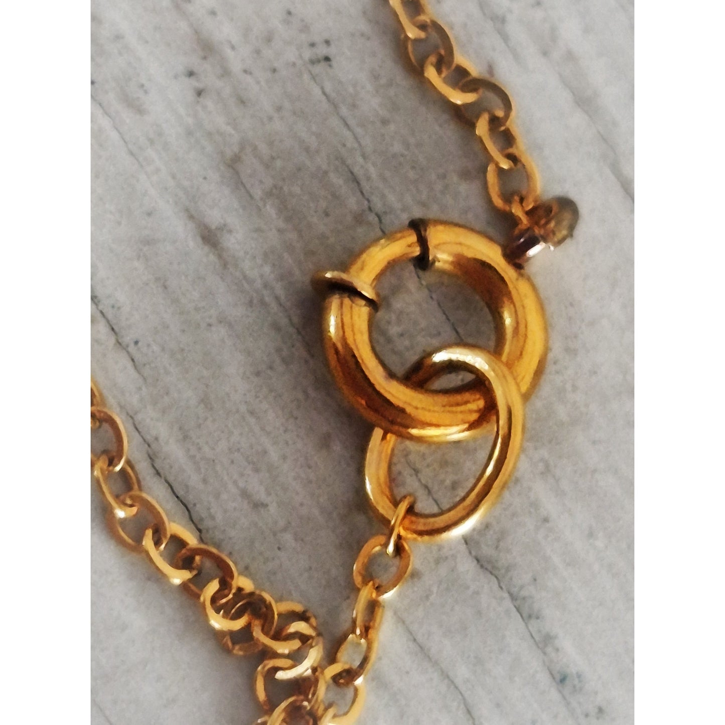 Vintage Gold-fill Diamond Etched Floral Heart Locket
