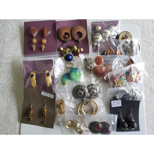 Vintage 1980s Earring Lot