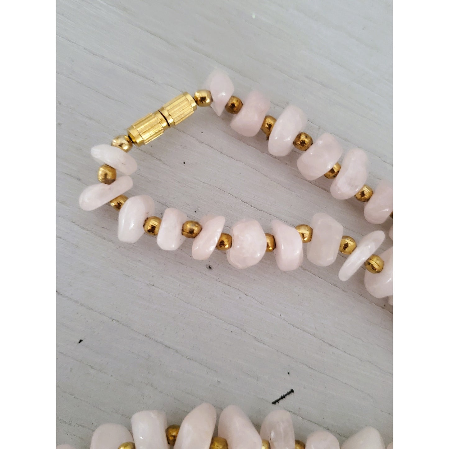 Graduated Rose Quartz Necklace