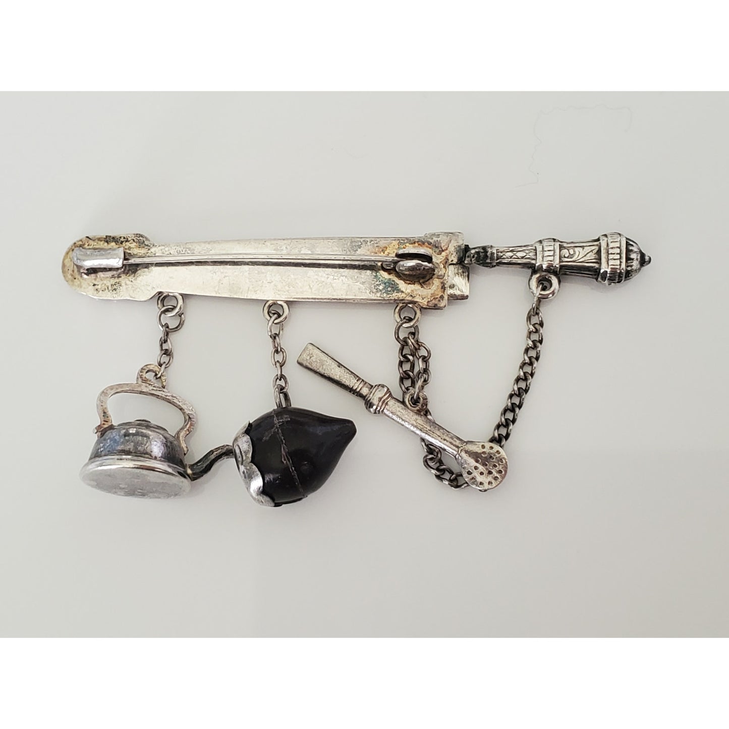 Vintage Eberkoc Sterling Silver Brooch