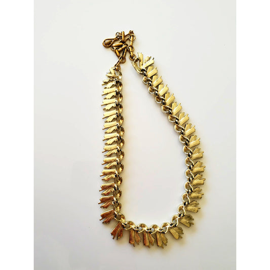 Vintage Coro Gold Tone Necklace