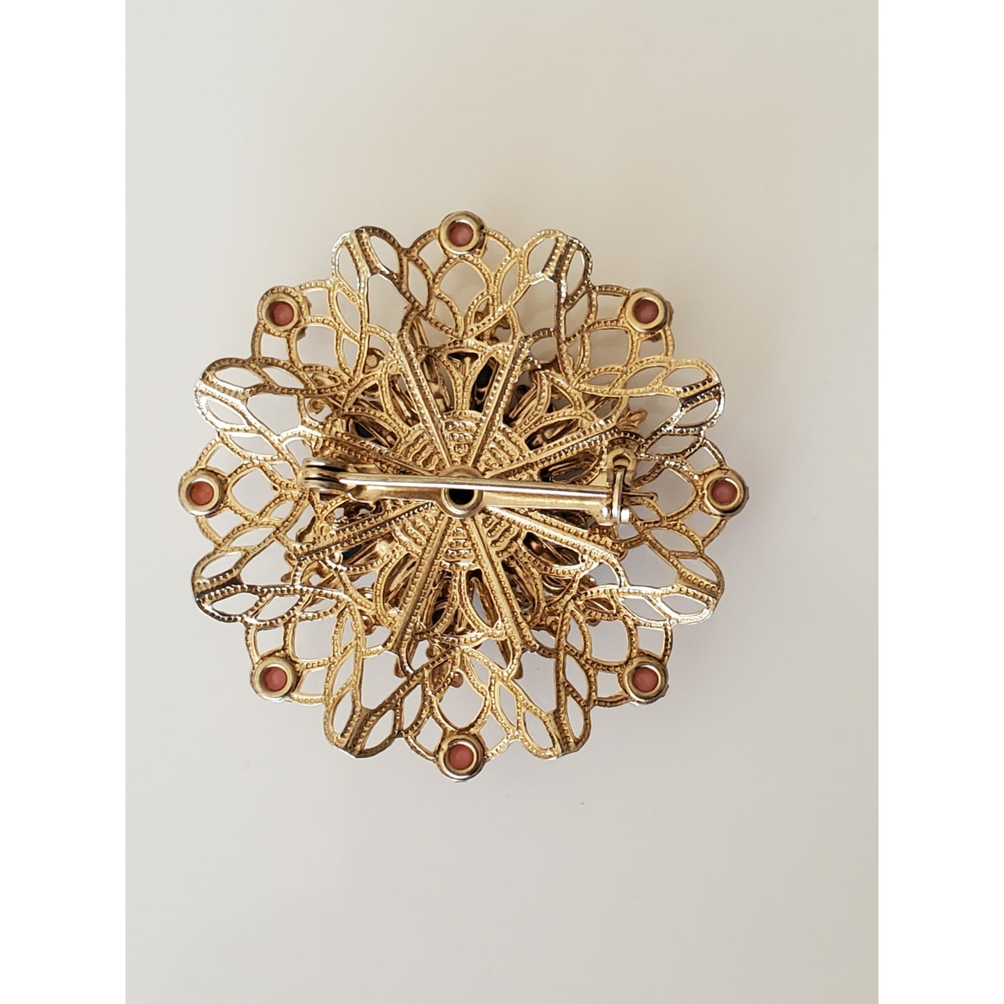 Vintage Pastel Floral Brooch
