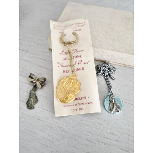 Vintage Virgin Mary Jewelry Lot