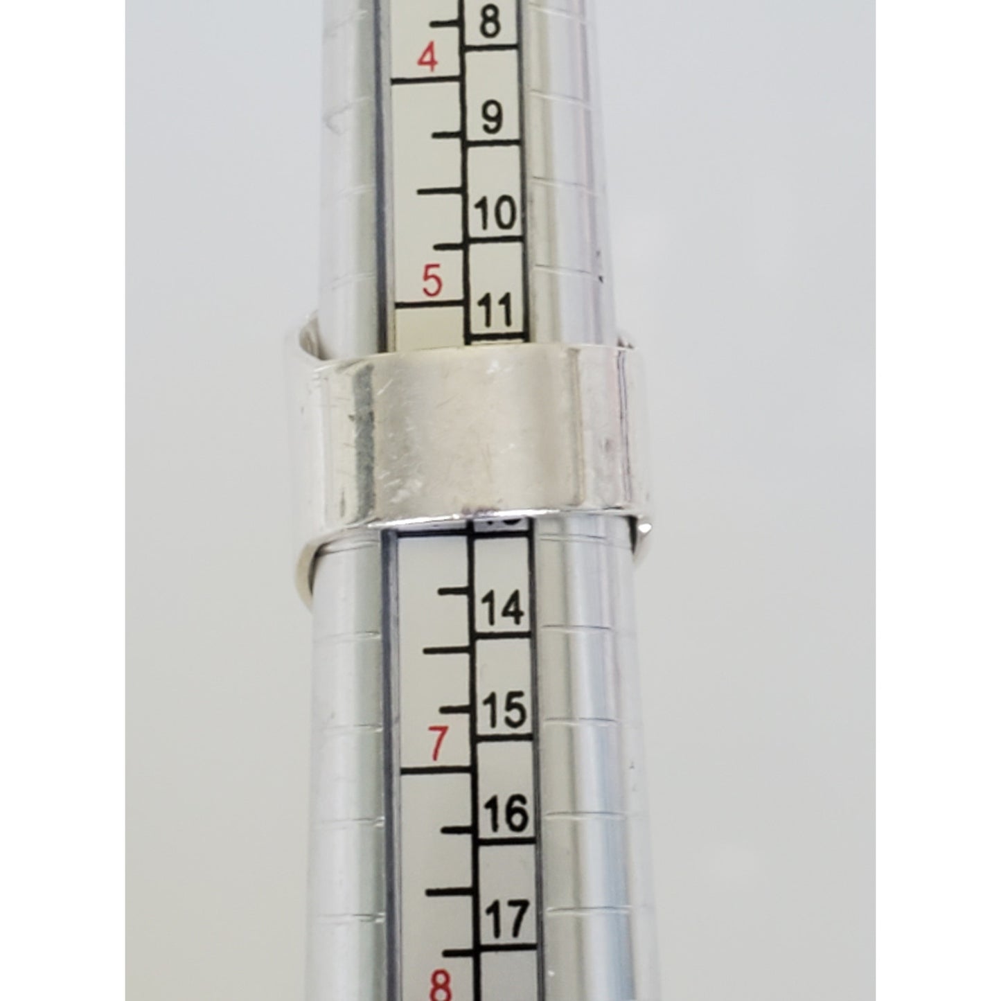 Asymmetrical Wide Band Sterling Silver Turquoise Ring