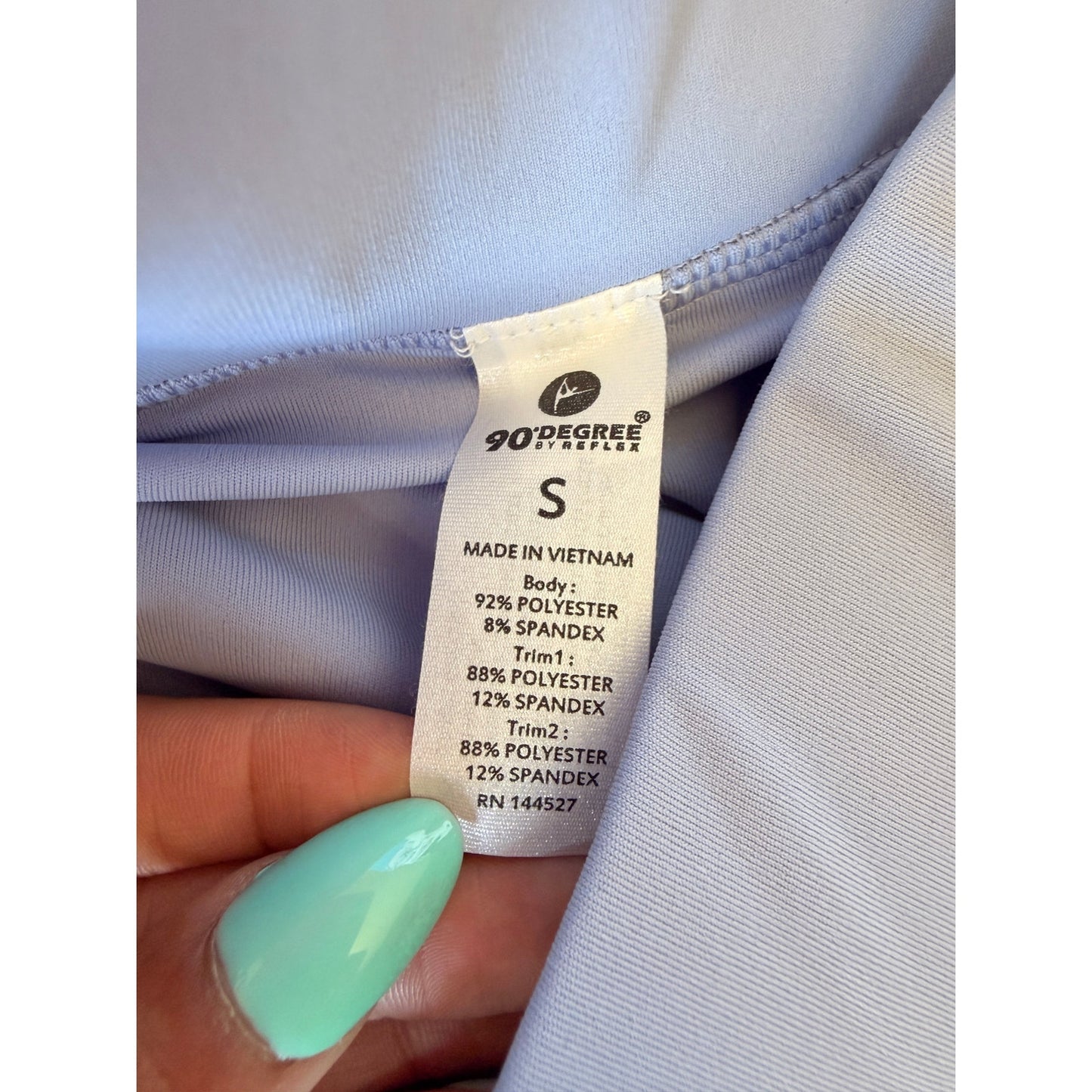 90 Degree Light Blue Ruffle Athletic Tennis Skirt