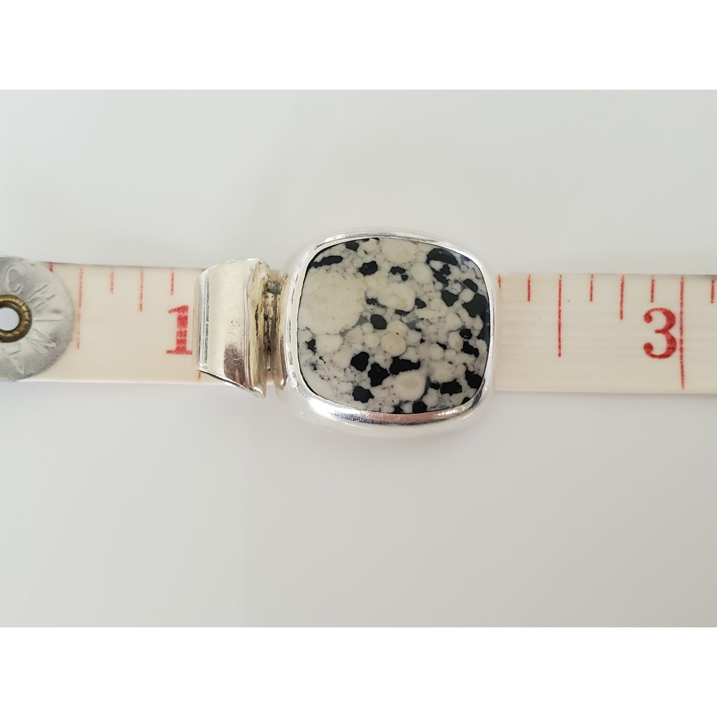 Vintage Buffalo Turquoise Sterling Silver Pendant