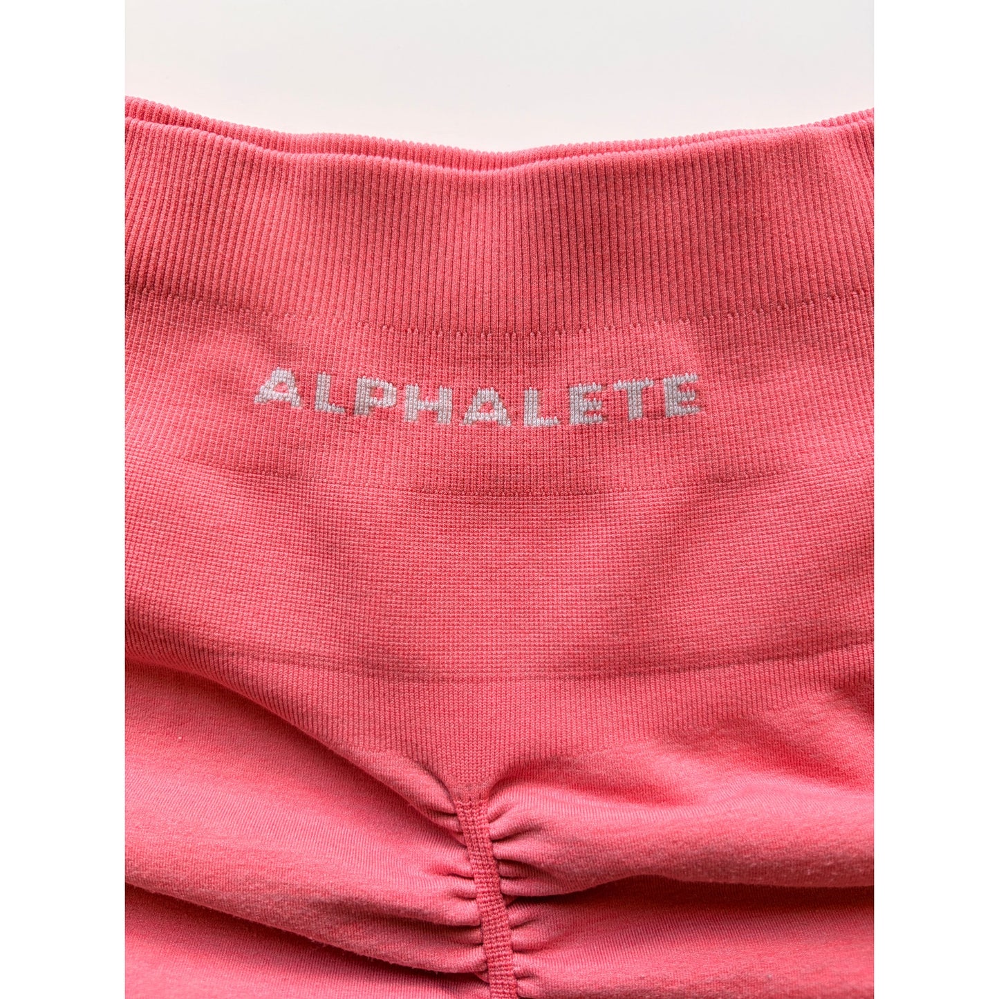 Alphalete Coral Workout Biker Shorts