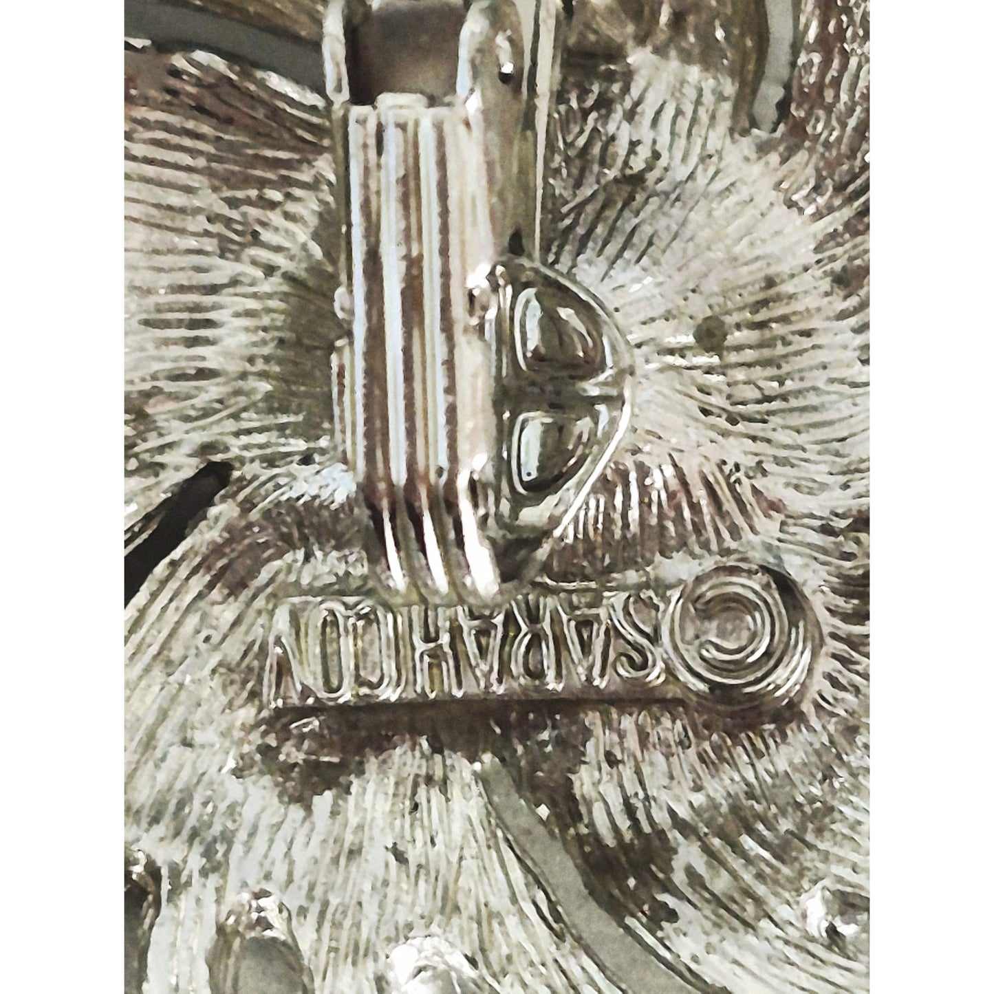 Vintage MCM Silver-tone Clip On Earring Lot of 3