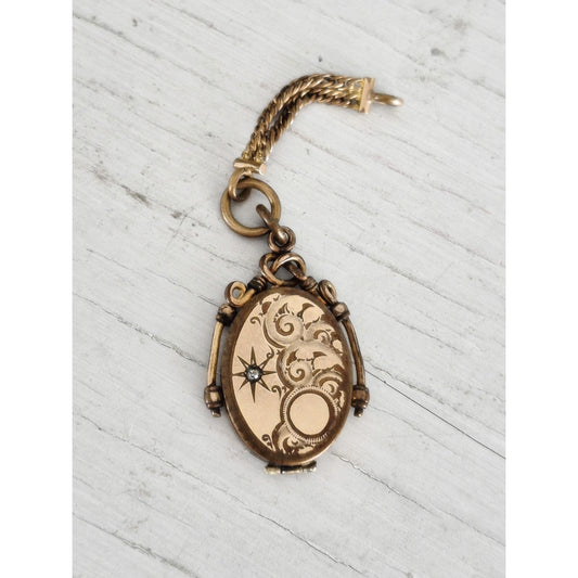 Antique SMK & Co Gold Filled Locket